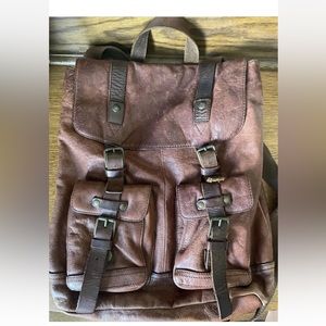 John Varvatos Collection Leather Backpack $1298